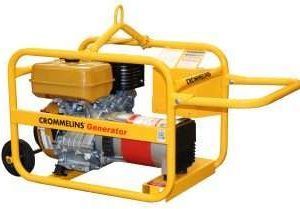 Crommelins Generator 5.0kW Robin Petrol E-Start Hirepack