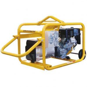 Crommelins Generator 6.8kW Robin Petrol Hirepack