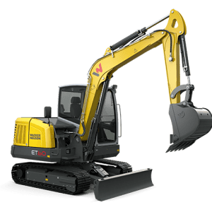 ET60 - Sturdy and reliable excavator, trimmed for tough applications and productivity.